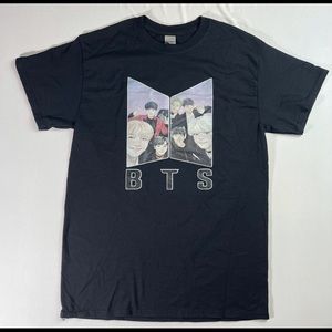 BTS Black T-shirt size medium